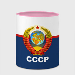 Кружка 3D СССР, цвет: 3D-белый + розовый — фото 2