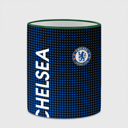 Кружка цветная CHELSEA / 3D-Зеленый кант – фото 2