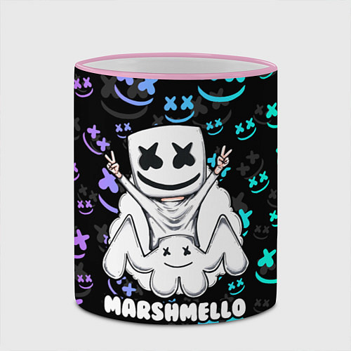 Кружка цветная MARSHMELLO / 3D-Розовый кант – фото 2