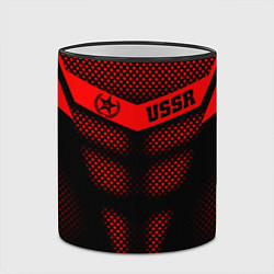Кружка 3D Экзоскелет СССР, цвет: 3D-черный кант — фото 2