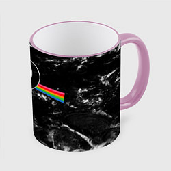 Кружка 3D Dark Side of the Moon Stick, цвет: 3D-розовый кант