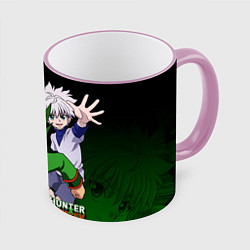 Кружка 3D Hunter x Hunter, цвет: 3D-розовый кант