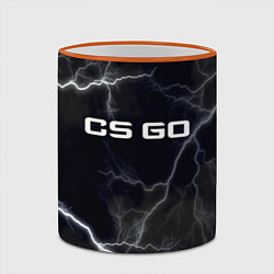 Кружка 3D CS GO, цвет: 3D-оранжевый кант — фото 2