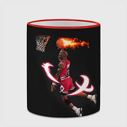 Кружка 3D MICHAEL JORDAN, цвет: 3D-красный кант — фото 2