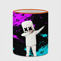 Кружка 3D MARSHMELLO, цвет: 3D-оранжевый кант — фото 2