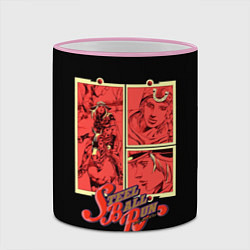 Кружка 3D JoJo Bizarre Adventure, цвет: 3D-розовый кант — фото 2