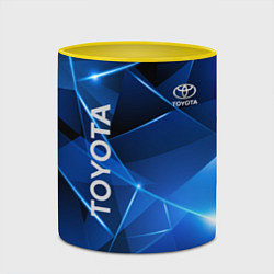Кружка 3D Toyota, цвет: 3D-белый + желтый — фото 2