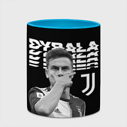 Кружка 3D Paulo Dybala, цвет: 3D-белый + небесно-голубой — фото 2