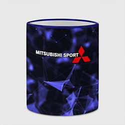 Кружка 3D MITSUBISHI, цвет: 3D-синий кант — фото 2