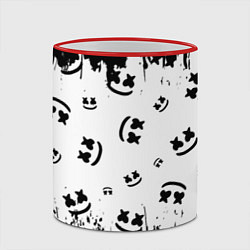 Кружка 3D MARSHMELLO МАРШМЕЛЛОУ, цвет: 3D-красный кант — фото 2