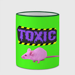 Кружка 3D Toxic, цвет: 3D-зеленый кант — фото 2