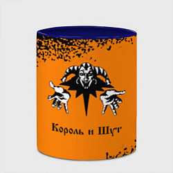 Кружка 3D КОРОЛЬ И ШУТ, цвет: 3D-белый + синий — фото 2