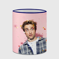 Кружка 3D ROBERT PATTINSON, цвет: 3D-синий кант — фото 2