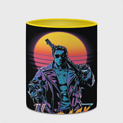 Кружка 3D I WILL BE BACK TERMINATOR, цвет: 3D-белый + желтый — фото 2