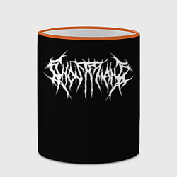 Кружка 3D GHOSTEMANE НА СПИНЕ, цвет: 3D-оранжевый кант — фото 2