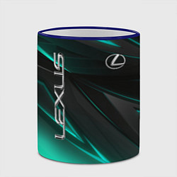 Кружка 3D Lexus, цвет: 3D-синий кант — фото 2
