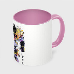Кружка 3D JOJO, цвет: 3D-белый + розовый