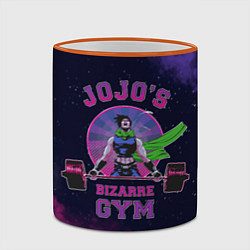 Кружка 3D JoJo’s Bizarre Adventure Gym, цвет: 3D-оранжевый кант — фото 2