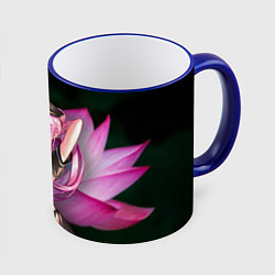 Кружка 3D Zero Two, цвет: 3D-синий кант