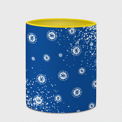 Кружка 3D CHELSEA F C ЧЕЛСИ, цвет: 3D-белый + желтый — фото 2
