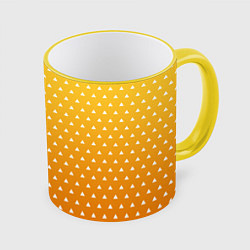 Кружка 3D ЗЕНИЦУ КИМОНО, цвет: 3D-желтый кант