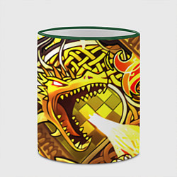 Кружка 3D CS GO DRAGON LORE, цвет: 3D-зеленый кант — фото 2