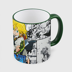 Кружка 3D The Seven Deadly Sins, цвет: 3D-зеленый кант