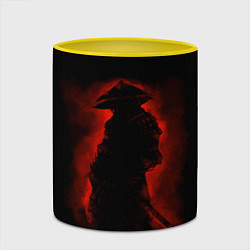 Кружка 3D Samurai, цвет: 3D-белый + желтый — фото 2