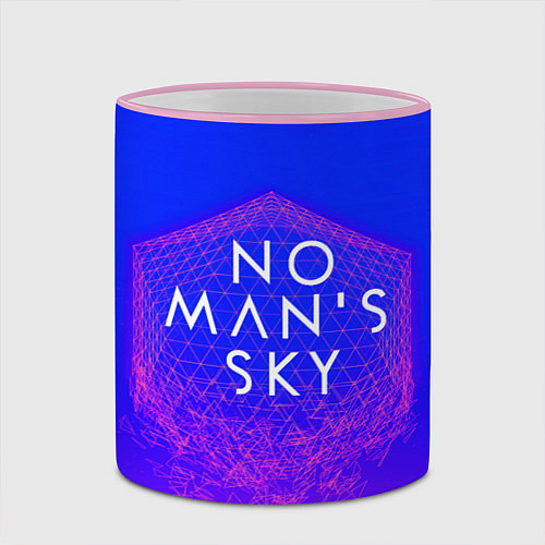 Кружка цветная NO MANS SKY / 3D-Розовый кант – фото 2