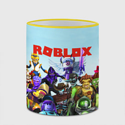 Кружка 3D ROBLOX, цвет: 3D-желтый кант — фото 2