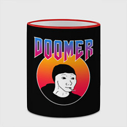 Кружка 3D Doomer, цвет: 3D-красный кант — фото 2