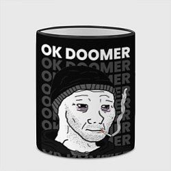 Кружка 3D OK DOOMER, цвет: 3D-черный кант — фото 2