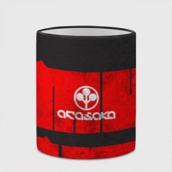 Кружка 3D Arasaka corp цвета 3D-черный кант — фото 2