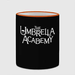 Кружка 3D Umbrella academy, цвет: 3D-оранжевый кант — фото 2