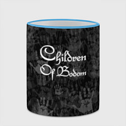 Кружка 3D Children of Bodom Z, цвет: 3D-небесно-голубой кант — фото 2