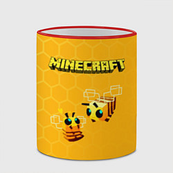 Кружка 3D Minecraft, цвет: 3D-красный кант — фото 2