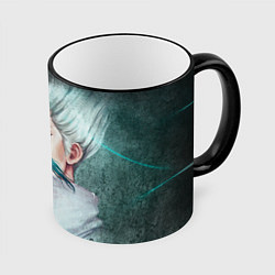 Кружка 3D Доктор Стоун, цвет: 3D-черный кант