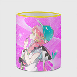 Кружка 3D Мицури Канродзи, цвет: 3D-желтый кант — фото 2