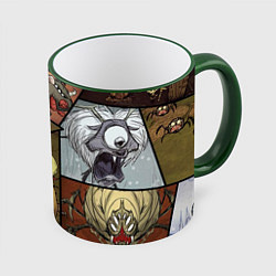Кружка 3D Dont Starve, цвет: 3D-зеленый кант