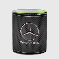 Кружка 3D MERCEDES BENZ МЕРСЕДЕС БЕНЗ, цвет: 3D-светло-зеленый кант — фото 2