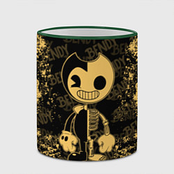 Кружка 3D Bendy And The Ink Machine краска, цвет: 3D-зеленый кант — фото 2