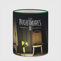 Кружка 3D Little Nightmares 2, цвет: 3D-зеленый кант — фото 2