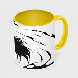 Кружка 3D Bleach Блич, цвет: 3D-белый + желтый