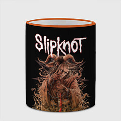 Кружка 3D SLIPKNOT, цвет: 3D-оранжевый кант — фото 2