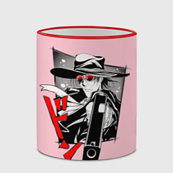 Кружка 3D Hellsing Хеллсинг, цвет: 3D-красный кант — фото 2