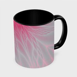 Кружка 3D Абстракция, цвет: 3D-белый + черный