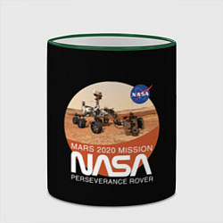 Кружка 3D NASA - Perseverance, цвет: 3D-зеленый кант — фото 2