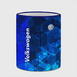 Кружка 3D Volkswagen, цвет: 3D-синий кант — фото 2