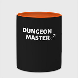 Кружка 3D Dungeon Master, цвет: 3D-белый + оранжевый — фото 2