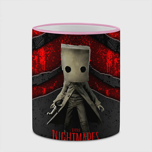 Кружка цветная Little Nightmares 2 / 3D-Розовый кант – фото 2